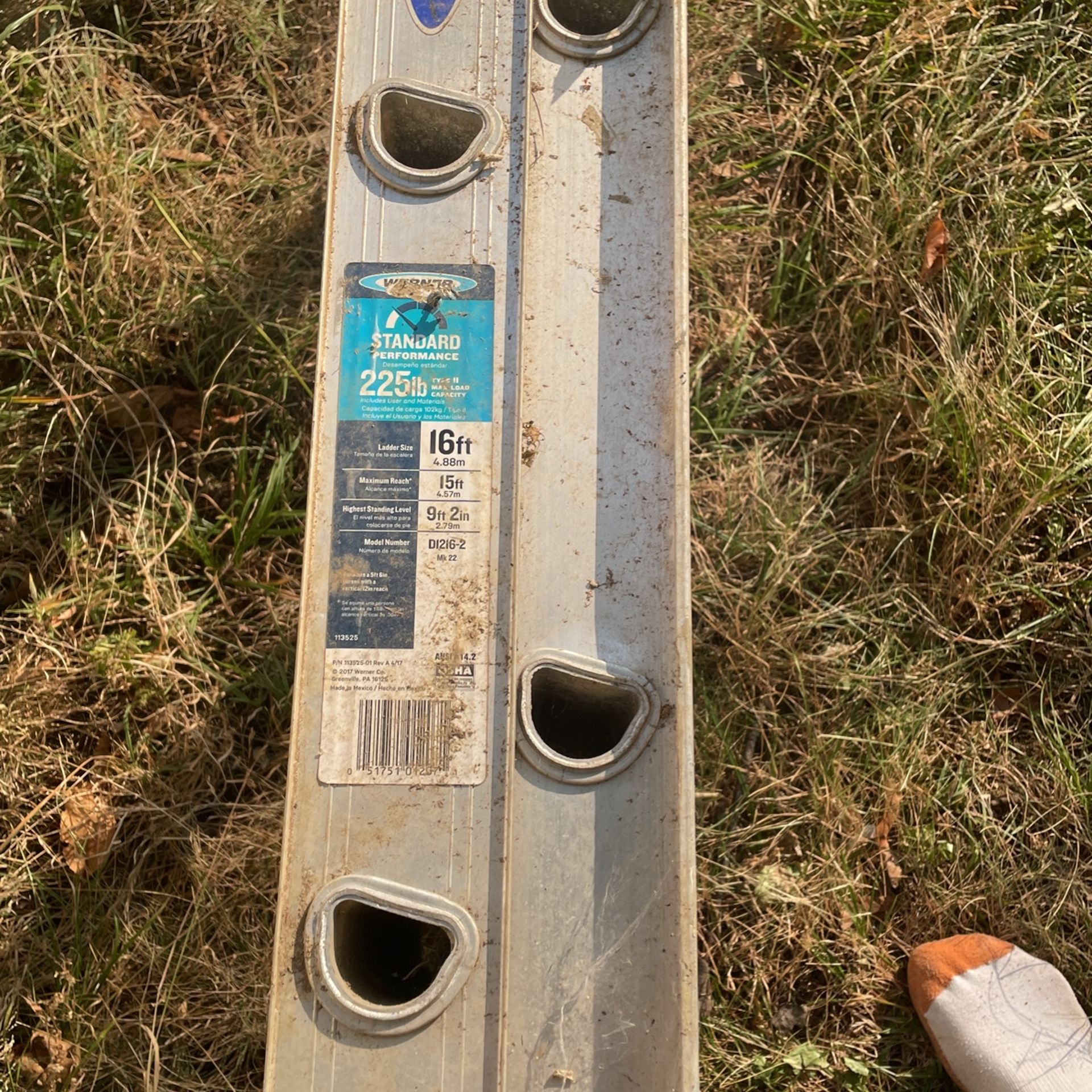 Werner 16 Foot Standard Latter