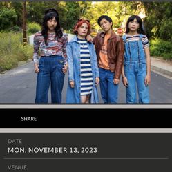 Two Free Tickets To The Linda Lindas 