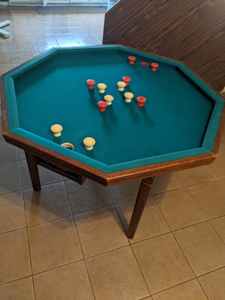 Octagon Bumper Pool / Poker Table