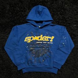 TC Blue Sp5der Hoodie