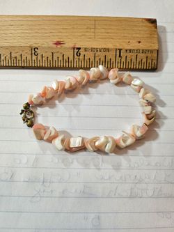 NATURAL PINK OPAL BRACELET