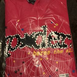 Sp5der Pink Hoodie