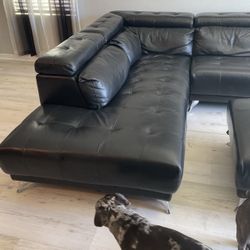 Leather Sofa 
