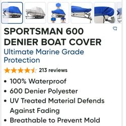 Unused boat cover