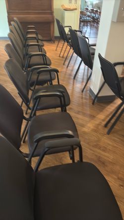 103 black cloth cushion meeting room chairs