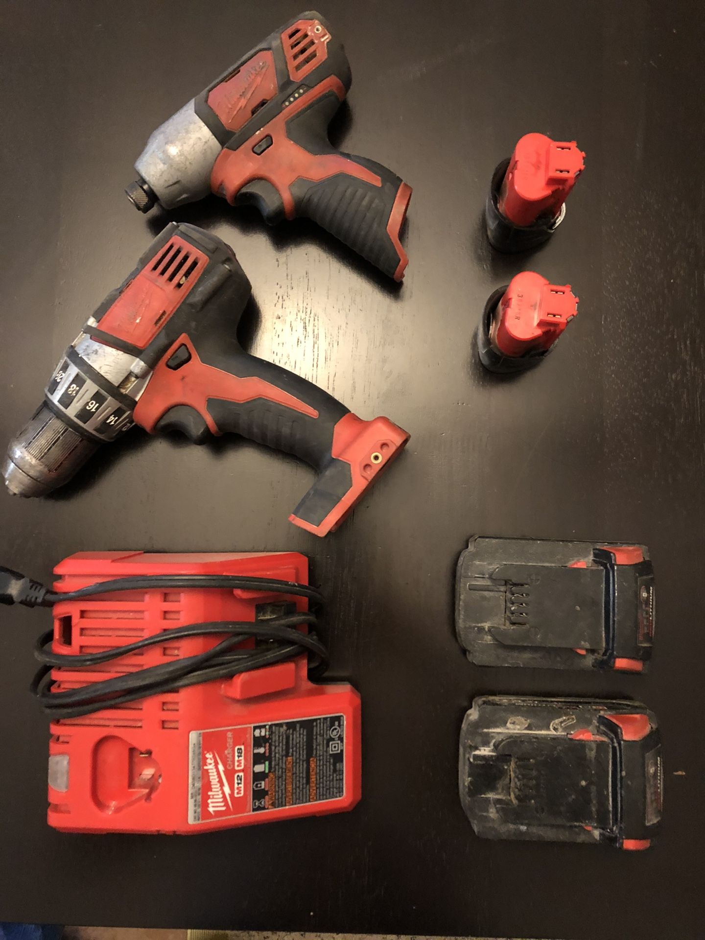 Milwaukee drills and battery’s obo