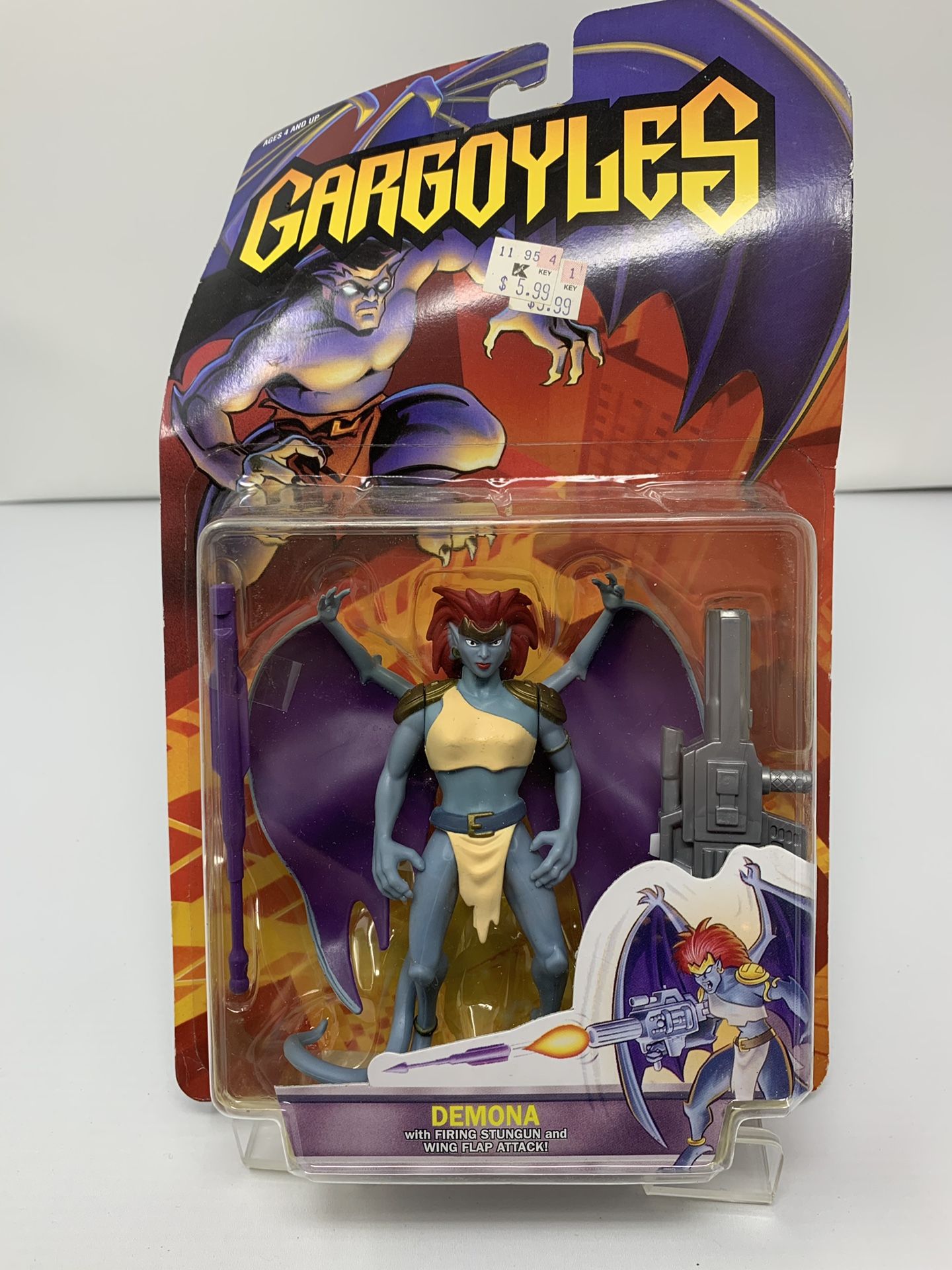 Demona of the Hit Animated TV Series Gargoyles (Brand New/Card Bent)