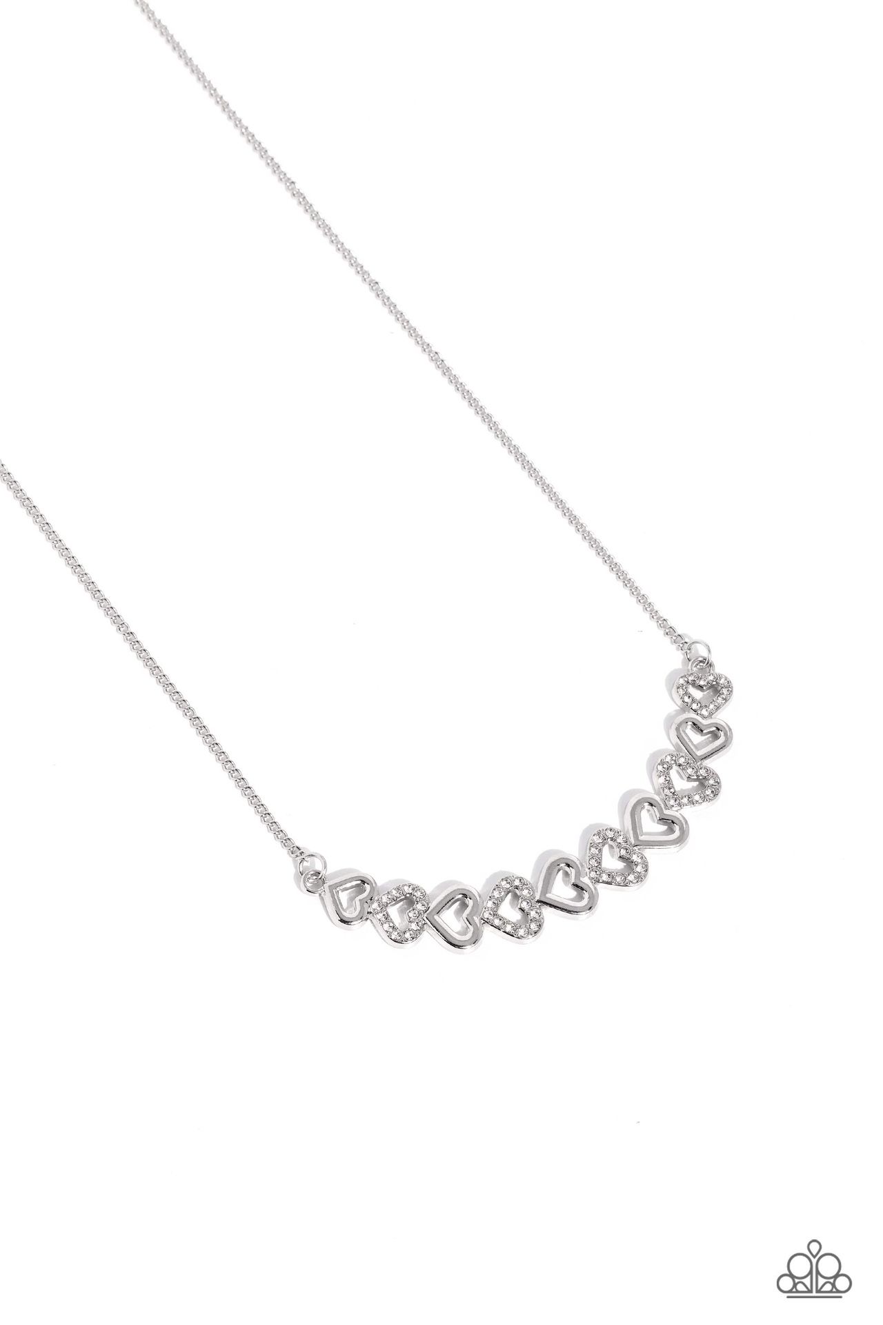 Sparkly Suitor White Necklace