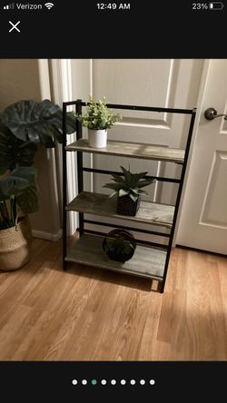 Folding Plant Stand Organizer