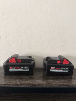 Milwaukee M18 RedLithium High Output XC6.0 Batteries (2-Pack)