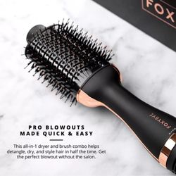 FOXYBAE ROSE GOLD BLOWOUT DRYER BRUSH PRO