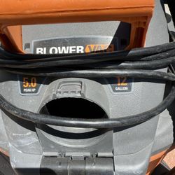 Rigid Wet Dry Shop Vac 12 Gal 5.0 Peak HP