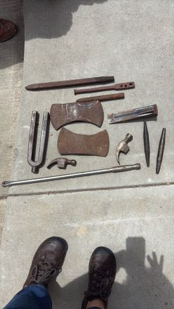 Various metal tools