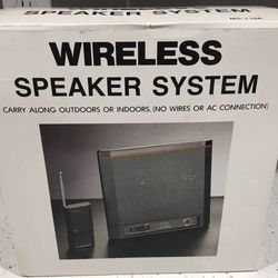 Vintage Chase Wireless Speaker System MS-110C In Box Unit  NEW