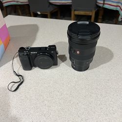 Sony a6400 Mirrorless Camera Body with Sony Fe GM 16-35mm f2.8 lens lightly used