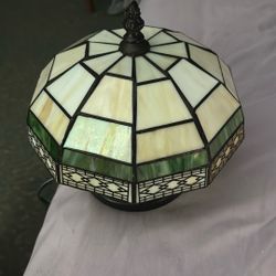 THE HAMPTON BAY SONOMA STAIN GLASS, CEILING LAMP