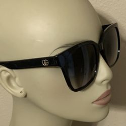 GUCCI GG0715SA 002 Authentic Square Injection Black Women's Sunglasses 53 mm