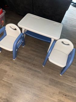 Blue toddler set