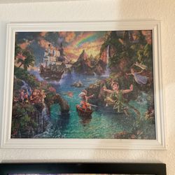 Disneys PETER PAN Framed Puzzle 