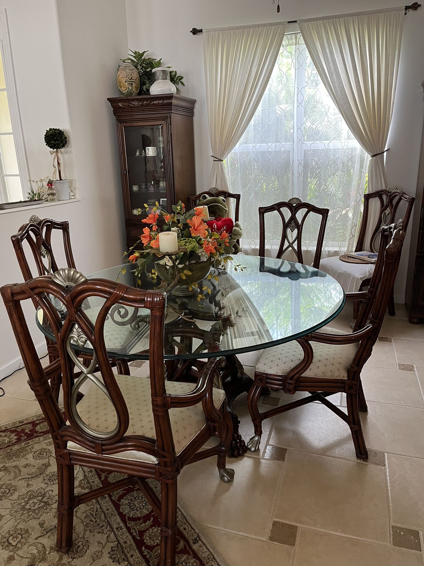 Dining Table And Chairs ( Set Of 6 )