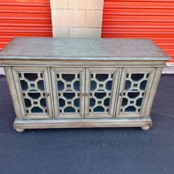 Dark Teal Media Stand / Media Console / TV Stand / TV Console / Buffet / Sideboard