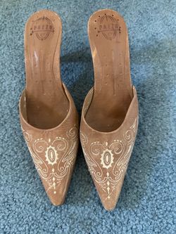 Pazzo leather mules Size 7&1/2
