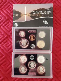 2017  U S MINT SILVER PROOF SET