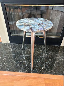 Beautiful natural stone end table