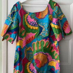 Vintage Waltah Clarke 1950s Hawaiian Aloha Dress