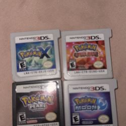 Nintendo 3Ds Pokemon Games 