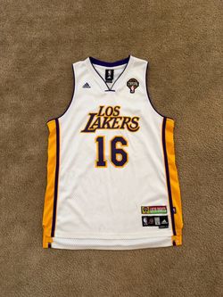 Pau Gasol #16 Lakers Adidas Noche Latina Latin Nights Jersey Large