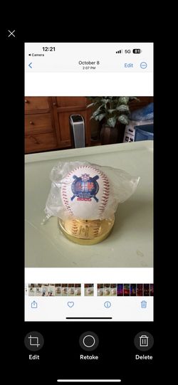 Vintage New York Mets souvenir baseball Shea stadium NLCS vs St Louis Cardinals 2000
