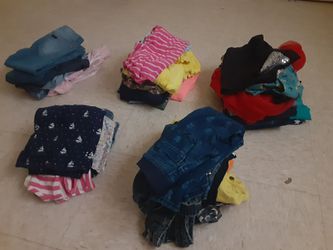 Bundles of girl clothes