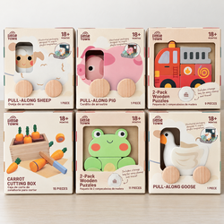 Little Town Wooden Toddler Toys Bundle – 6 New Unopened Sets