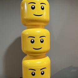 Large Lego Storage Heads