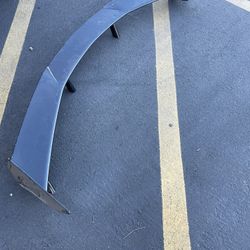 Rear Trunk Spoiler Lid High Wing CARBON FIBER Style For Corvette C8 2020-2024  