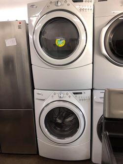 Whirlpool washer and dryer