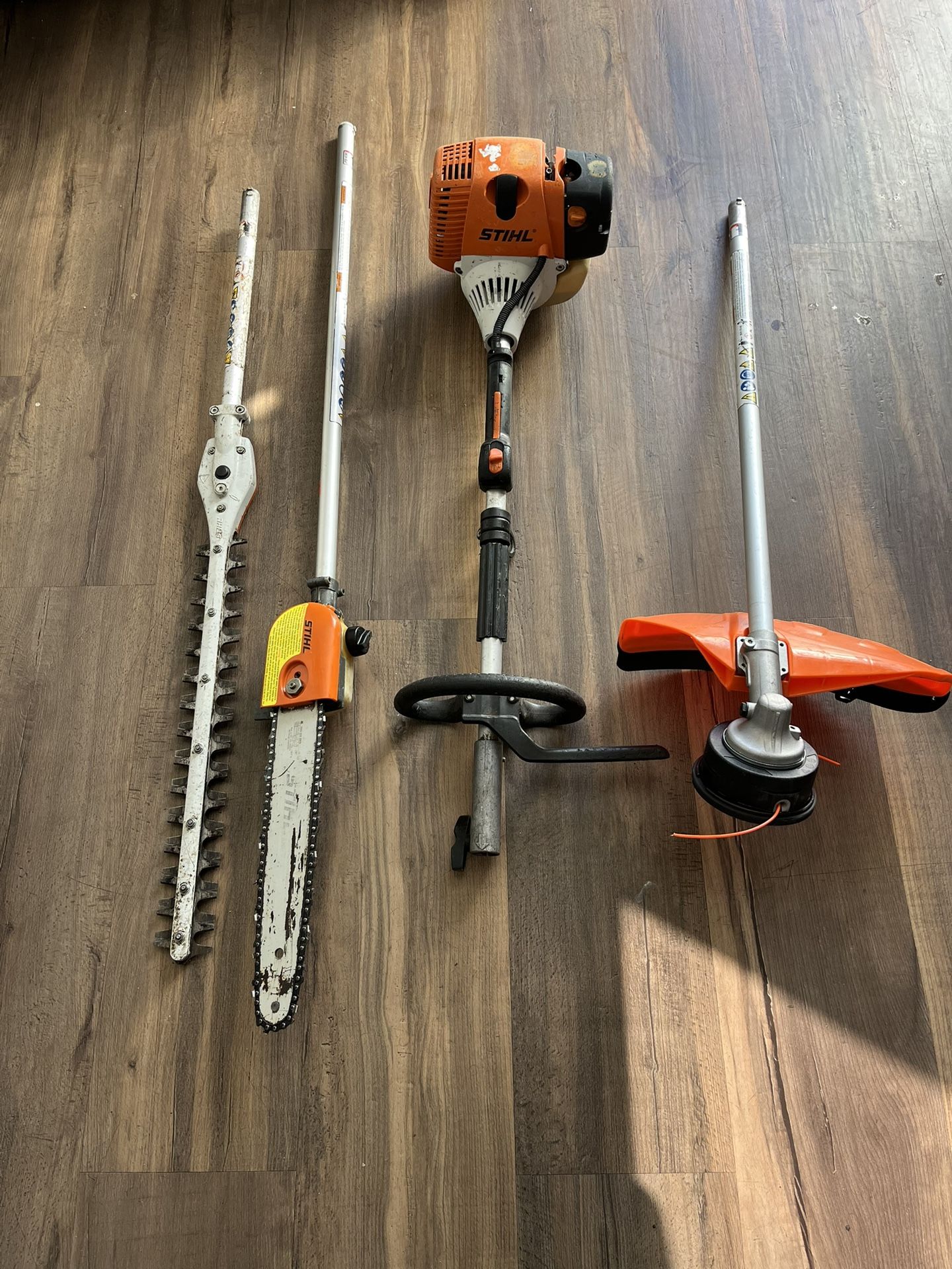 Stihl 3-1 Kombi !! Working Great . Powerhead KM 130 R