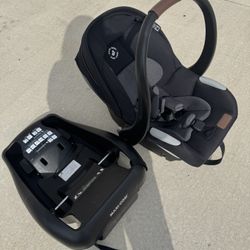 Maxi-Cosi's Mico Luxe+ Baby Car Seat: Infant Car Seat with Base 