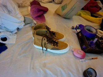 Taka hayashi Vans 5.5 men's 7 woman's tan