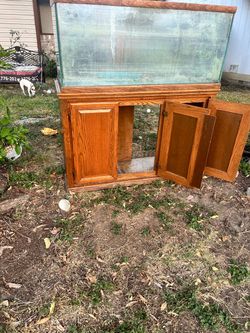 90-100 gallon fish tank and stand