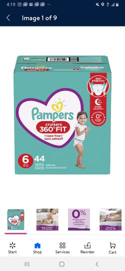 Brand new sz 6 Pampers cruisers 44ct