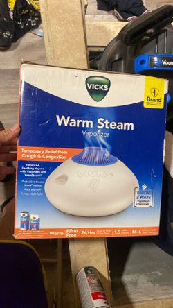 Warm steam vaporizer