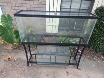 55 Gallon Aquarium With Stand ... $100... O.b.o