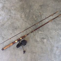 TED WILLIAMS  FISHING ROD WITH D-A-M QUICK 331 REEL
