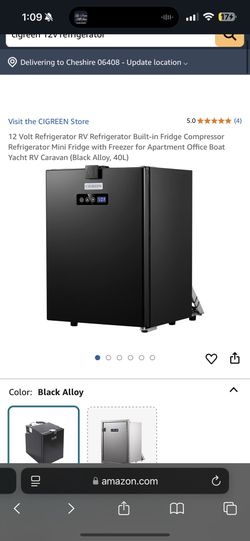 CIGREEN Rv/truck fridge with freezer