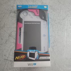NERF Gamepad Armor Pink and black For Nintendo Wii U Protective Cover, new in box