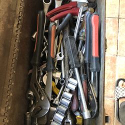 Tool Box with tools 