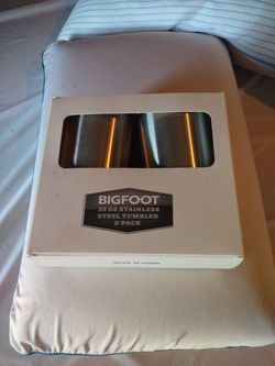 2 32 Oz Steel Tumblers New