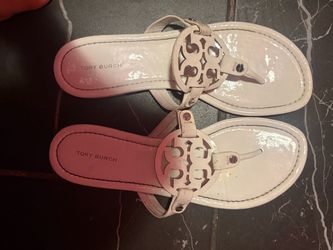 Tory Burch slides white